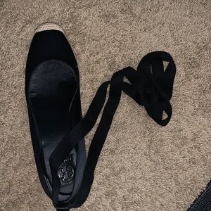 Tory Burch wedge espadrille.